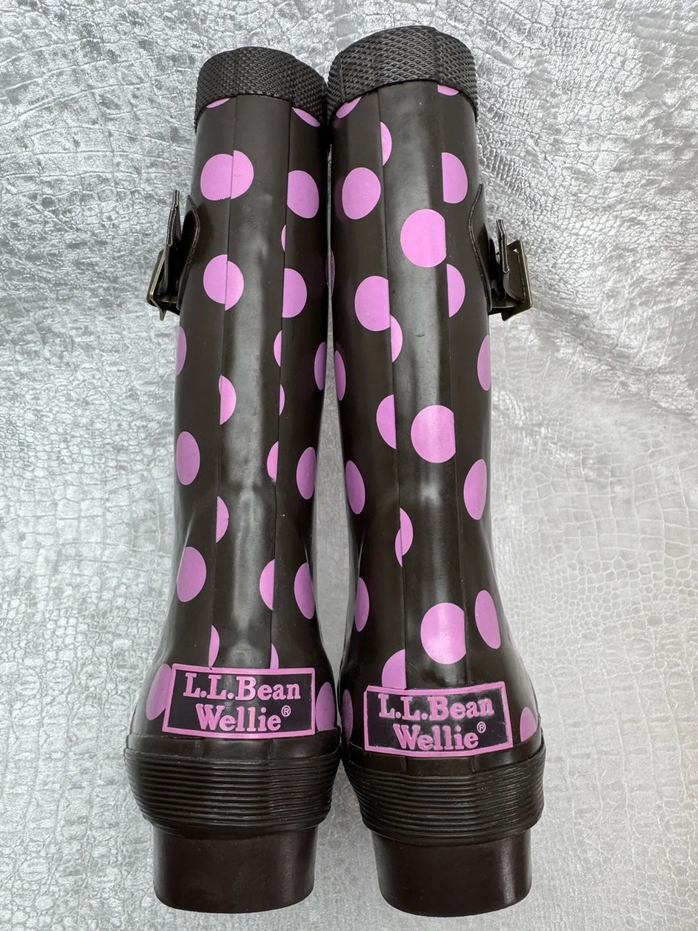 L.L.Bean Kids Wellie rain boots, Toddler Girls size 10